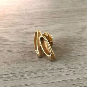 Vintage Ballerina Slippers Pin